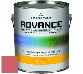 Benjamin Moore 794 Advance Interior Paint-High Gloss глянцевая алкидная эмаль цвет 1313 Milano Red