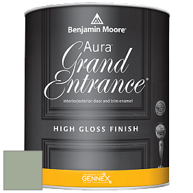 Benjamin Moore Aura 148 Grand Entrance High Gloss эмаль цвет 452 Norway Spruce