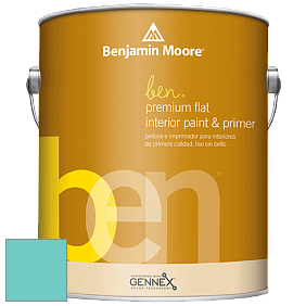 Benjamin Moore Ben W625 Premium Interior Latex Flat краска цвет NCS S 1040-B50G 