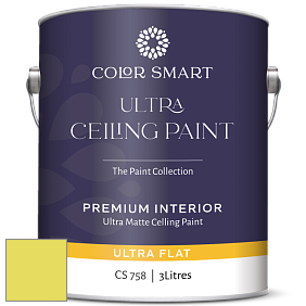 COLOR SMART CS 758 ULTRA CEILING PAINT ультраматовая краска цвет 2025-40 Limelight