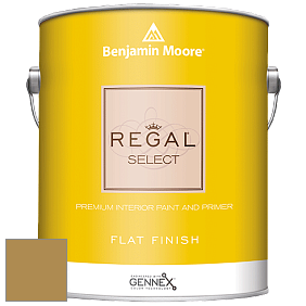 Benjamin Moore 547 Regal Select Waterborne Interior Flat Finish краска цвет 280 Renaissance Gold