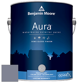 Benjamin Moore Aura 632 Waterborne Exterior Semi-Gloss Finish краска цвет 1413 Purple Haze