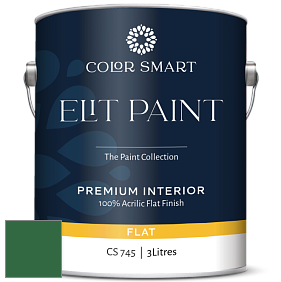 COLOR SMART CS 745 ELIT PAINT глубокоматовая моющаяся краска цвет NCS S 4550-G10Y 