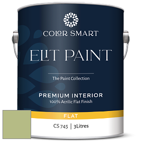 COLOR SMART CS 745 ELIT PAINT глубокоматовая моющаяся краска цвет NCS S 2030-G50Y 