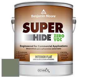 Benjamin Moore 355 Super Hide Zero Voc Interior Flat краска цвет 468 Cambridge Green