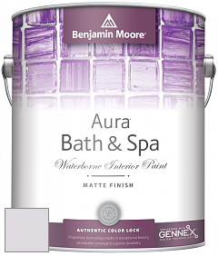 Benjamin Moore Aura 532 Bath & Spa Waterborne Interior Paint Matte Finish краска цвет NCS S 1005-R40B 