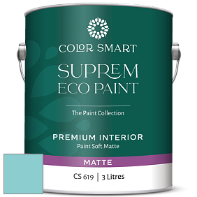 COLOR SMART CS 619 SUPREM ECO PAINT матовая краска цвет 738 Clearlake