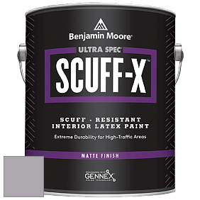 Benjamin Moore 484 Ultra Spec SCUFF-X Interior Matte Finish краска цвет 1453 Pebble Creek