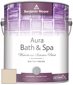Benjamin Moore Aura 532 Bath & Spa Waterborne Interior Paint Matte Finish краска цвет 952 Cayman Islands