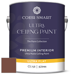 COLOR SMART CS 758 ULTRA CEILING PAINT ультраматовая краска цвет 2094-10 Burnt Cinnamon