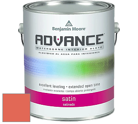 Benjamin Moore 792 Advance Interior Paint-Satin эмаль цвет 2013-30 Jeweled Peach