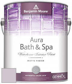 Benjamin Moore Aura 532 Bath & Spa Waterborne Interior Paint Matte Finish краска цвет NCS S 1510-R40B 