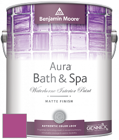 Benjamin Moore Aura 532 Bath & Spa Waterborne Interior Paint Matte Finish краска цвет 2077-30 Hot Lips