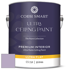 COLOR SMART CS 758 ULTRA CEILING PAINT ультраматовая краска цвет 2072-50 Lavender Lipstick