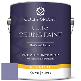 COLOR SMART CS 758 ULTRA CEILING PAINT ультраматовая краска цвет 2070-40 Spring Purple