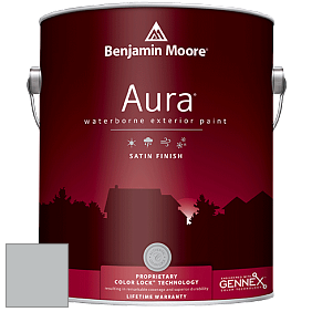 Benjamin Moore Aura 631 Waterborne Exterior Satin Finish краска цвет AF-695 
