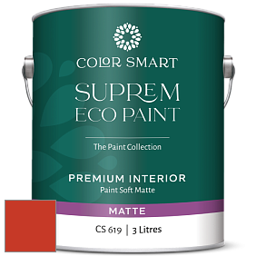 COLOR SMART CS 619 SUPREM ECO PAINT матовая краска цвет RAL 2002 