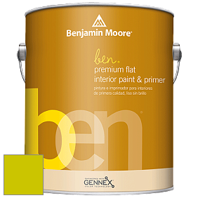Benjamin Moore Ben W625 Premium Interior Latex Flat краска цвет 2025-20 Yew Green