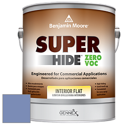 Benjamin Moore 355 Super Hide Zero Voc Interior Flat краска цвет 1420 Softened Violet