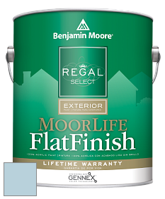 Benjamin Moore W105 Regal Select Exterior Paint-MoorLife Flat Finish краска цвет 835 Grand Rapids