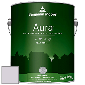 Benjamin Moore Aura 629 Waterborne Exterior Flat Finish краска цвет 2116-60 Touch of Gray