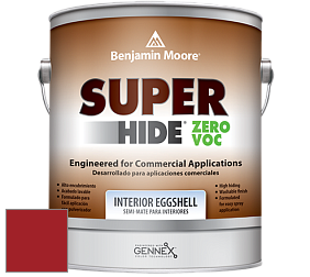 Benjamin Moore 357 Super Hide Zero Voc Interior Eggshell краска цвет RAL 3001 