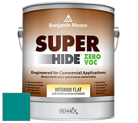Benjamin Moore 355 Super Hide Zero Voc Interior Flat краска цвет NCS S 3060-B40G 