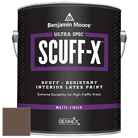 Benjamin Moore 484 Ultra Spec SCUFF-X Interior Matte Finish краска цвет 2107-20 Mocha Brown
