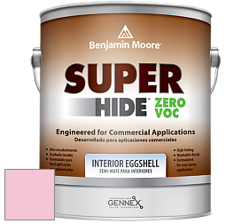 Benjamin Moore 357 Super Hide Zero Voc Interior Eggshell краска цвет 2003-60 Exotic Pink