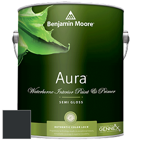Benjamin Moore Aura 528 Waterborne Interior Semi-gloss Finish краска цвет RAL 7021 