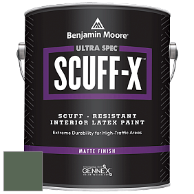 Benjamin Moore 484 Ultra Spec SCUFF-X Interior Matte Finish краска цвет 630 Martha's Vineyard