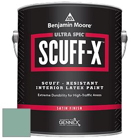 Benjamin Moore 486 Ultra Spec SCUFF-X Interior Satin Finish краска цвет 641 Everglades