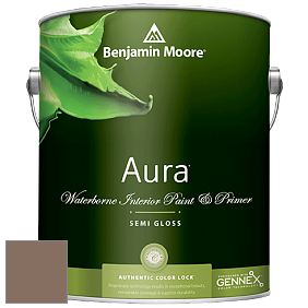 Benjamin Moore Aura 528 Waterborne Interior Semi-gloss Finish краска цвет 1022 Maple Shadows