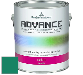Benjamin Moore 792 Advance Interior Paint-Satin эмаль цвет 2046-20 Garden Green