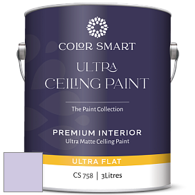 COLOR SMART CS 758 ULTRA CEILING PAINT ультраматовая краска цвет 1395 Grape Ice