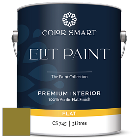 COLOR SMART CS 745 ELIT PAINT глубокоматовая моющаяся краска цвет NCS S 3560-G70Y 