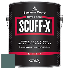 Benjamin Moore 486 Ultra Spec SCUFF-X Interior Satin Finish краска цвет 713 Polished Slate