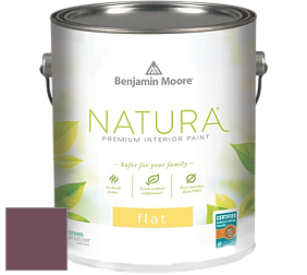 Benjamin Moore 512 Natura Interior Flat Finish матовая краска цвет 1365 BordÃ©aux Red