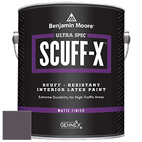 Benjamin Moore 484 Ultra Spec SCUFF-X Interior Matte Finish краска цвет AF-645 