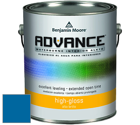 Benjamin Moore 794 Advance Interior Paint-High Gloss глянцевая алкидная эмаль цвет NCS S 3065-R90B 