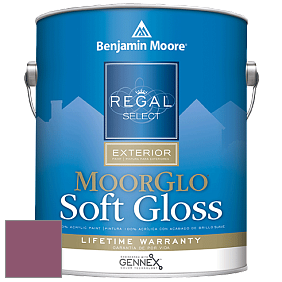 Benjamin Moore W096 Regal Select Exterior Paint-Moor GloSoft Gloss Finish краска цвет 1364 Vintage Claret