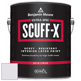Benjamin Moore 486 Ultra Spec SCUFF-X Interior Satin Finish краска цвет 2117-70 Dreamy Cloud
