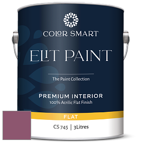 COLOR SMART CS 745 ELIT PAINT глубокоматовая моющаяся краска цвет 1364 Vintage Claret