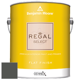 Benjamin Moore 547 Regal Select Waterborne Interior Flat Finish краска цвет 1582 Deep River