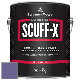 Benjamin Moore 486 Ultra Spec SCUFF-X Interior Satin Finish краска цвет NCS S 4040-R60B 