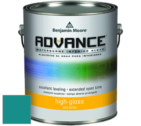 Benjamin Moore 794 Advance Interior Paint-High Gloss глянцевая алкидная эмаль цвет 734 Tropical Teal