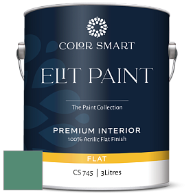 COLOR SMART CS 745 ELIT PAINT глубокоматовая моющаяся краска цвет 601 Juniper Green