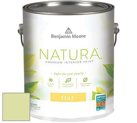 Benjamin Moore 512 Natura Interior Flat Finish матовая краска цвет 410 Citron Cocktail
