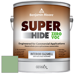 Benjamin Moore 357 Super Hide Zero Voc Interior Eggshell краска цвет 564 Gumdrop