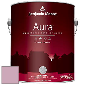 Benjamin Moore Aura 631 Waterborne Exterior Satin Finish краска цвет 2082-50 Damask Rose